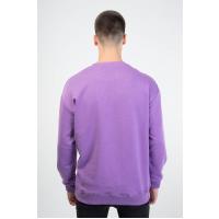 Lozigo Puzzle Couple Yuvarlak Yaka Sweatshirt Mor 121109