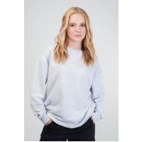 Lozigo The King & His Couple Yuvarlak Yaka Sweatshirt Gri 121110