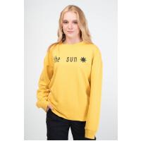 Lozigo The Moon & The Son Couple Yuvarlak Yaka Sweatshirt Siyah 121116