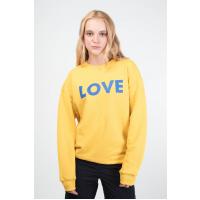 Lozigo True Couple Yuvarlak Yaka Sweatshirt Mavi Sarı 121104